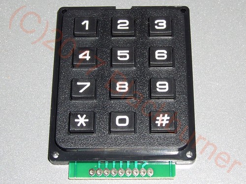 Keypad 3x4 12tasten - keypad, 3x4,
