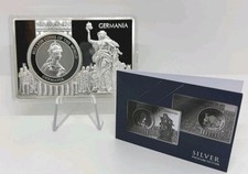 Münzbarren Germania - 1oz 999er Feinsilber Münze -  In 3 oz Barren 