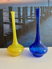 Glasvasen 2St.Mundgeblasen