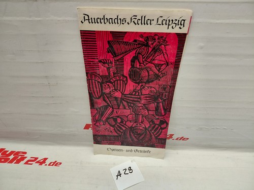 Speisekarte auerbachs keller - auerbachs,