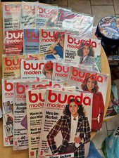 BURDA MODEN ZEITSCHRIFEN 1978 - 1982 mit ANLEITUNG & SCHNITBOGEN zum AUSSUCHEN