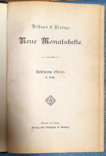 1889 1890 velhagen klasings - 1890,