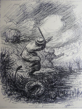 ALFRED KUBIN - Bauer und