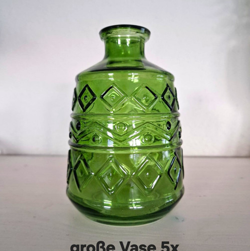 Große glasvase grün - große,