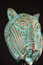Bronze alte benin leopard - bronze:,