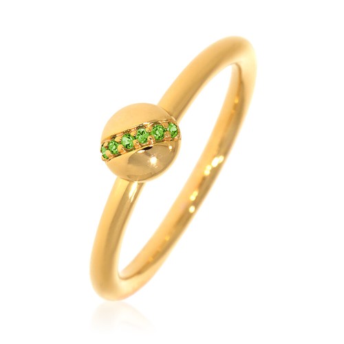 Xen ring mit chromdiopside - mit, 6