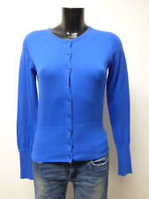 COS DAMEN STRICKJACKE GR XS - DE / DUNKELBLAU & 100% BAUMWOLLE  ( P 6742 )
