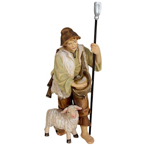 Holz krippen figur schäfer - holz,