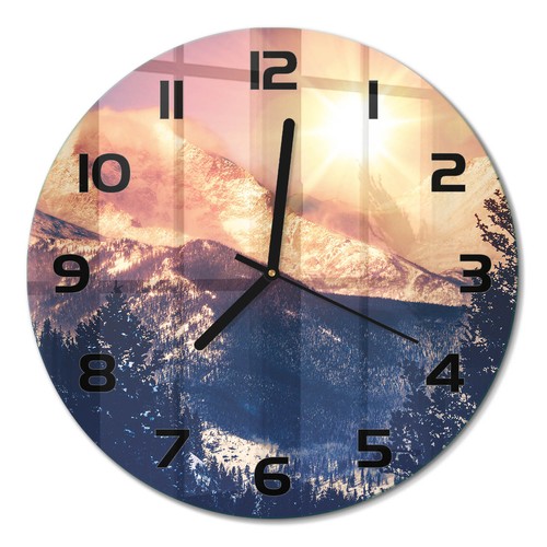 Glasuhr wanduhr modern - glasuhr, aus