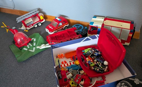 Playmobil feuerwehr konvolut - playmobil,