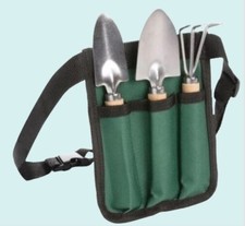 3er Garten Werkzeug Geräte Set Harke Schaufel Bauchgurt  Grabpflege