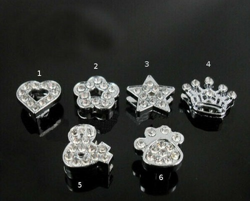 Schiebeperle strass mm - 12,
