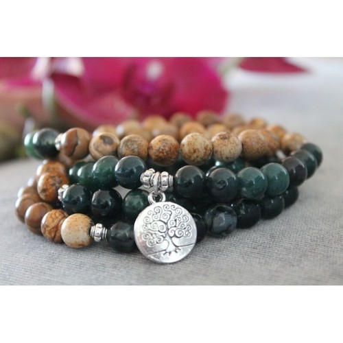 Malakette armband mala jaspis - malakette,