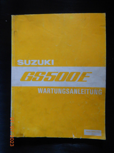 Wartungsanleitung suzuki gs500 - wartungsanleitung,