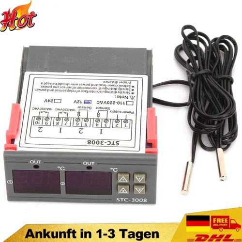Digitaler led temperaturregler - digitaler,