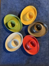 5x Vintage Eierbecher 70er