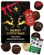 Pralinen Adventskalender mit & ohne Alkohol - Handgemacht Premium - Hallingers