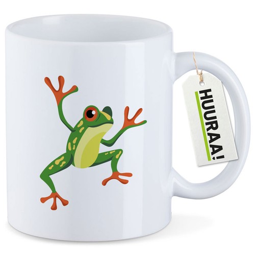 Kaffeetasse frosch comic - kaffeetasse,