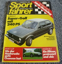 Sportfahrer 7/79 VW Tuning, Mitsubishi Colt, Bergpokal, Rundstrecke, Slalom, DRM