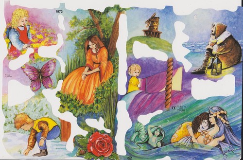 Bogen glanzbilder poesie - 1,