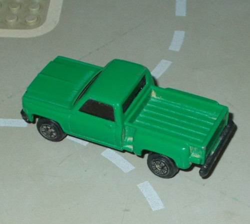 Pickup truck grün - pickup,
