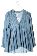 H&M Jeansbluse Damen Bluse Gr