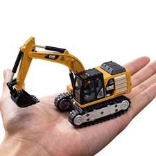 RC-Bagger 1:64 Ferngesteuerter Kettenbagger Mini Bagger Spielzeug Legierung 2,4G