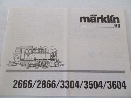 Märklin 2666 2866 - ho,