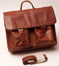 FARMHOOD Ledertasche Aktentasche Lehrertasche vintage Schulranzen