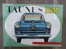 Ford Taunus 15m 50erJahre Prospekt Brochure
