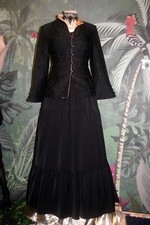 satinbrokat blazer gr M/L gothic  auch zu steam punk mittelalter