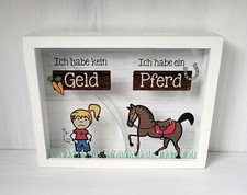 Gilde MDF Spardose "Pferdegeld