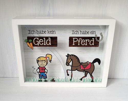 Gilde mdf spardose - gilde, "pferdegeld