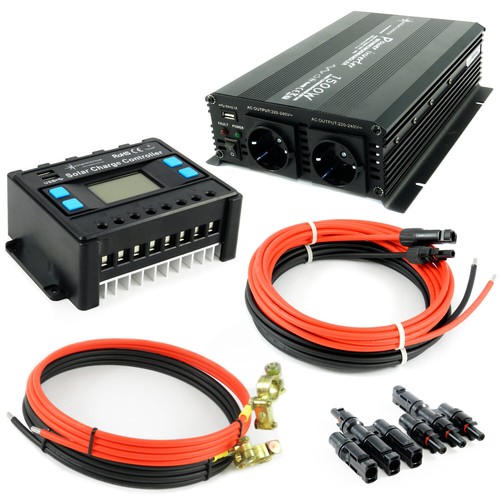 Solar set 1500 watt wandler - set,