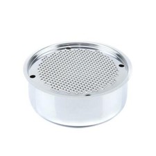 TOMATE KÄSEREIBE BARI EDELSTAHL 18 CM MIT SAMMELKORB