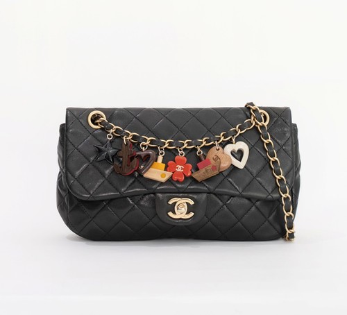 Chanel valentines medium black - valentines,