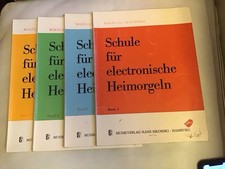 Schule Für Elektronische Heim Orgel Band 1, 2, 3, 4