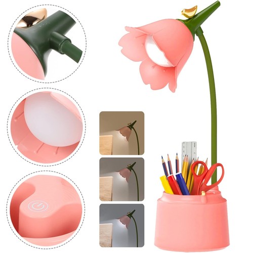 Led schreibtischlampe blume - led,