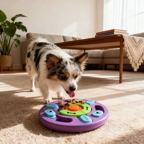 Dog puzzle toy - toy, interactive
