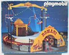 PLAYMOBIL 3720 Zirkus ROMANI mit Artisten Komplett in OVP Box 1991 Figur Circus
