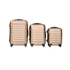 ABS Reisekoffer Set 3tlg. Trolley Kofferset Hartschalenkoffer Hartschale