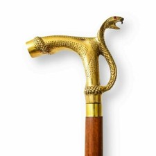 Vintage Schlange Messing Kopf