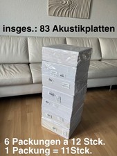 83 Stck Rdutuok Akustikplatten