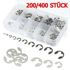 200/400 tlg Edelstahl E-Clip