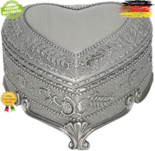 Antike Schmuckdose Schmuckkästchen Metall  Schatulle Schatztruhe Geschenkbox