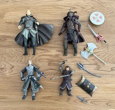 4x Der Herr der Ringe Actionfiguren mit Zubehör | LOTR | Marvel | ToyBiz