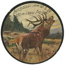 Orig. Zielscheibe Schießscheibe Ehrenscheibe IR.118 Kaiserslautern 1938