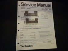 Original Service Manual Schaltplan Technics SL-CH750