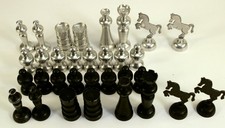 Schachfiguren Aluminium Schach