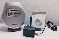 Philips Discman AX2301 / 00C Tragbarer CD Player Silber   B5690